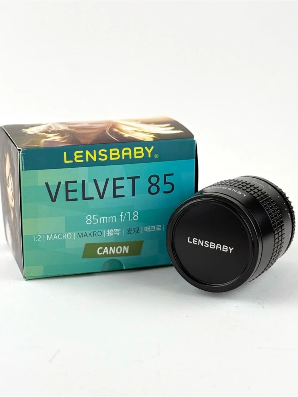 Lensbaby Velvet 85 85mm f/1.8 lens for Canon. EF mount